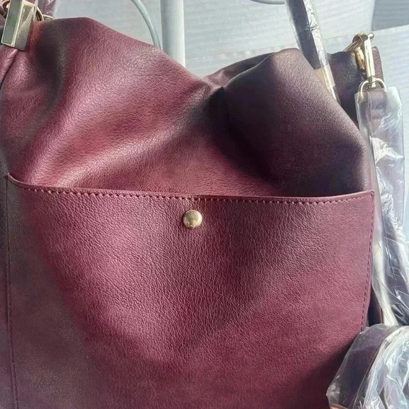 Brand New with tags Urban Expressions Burgundy Hobo - Picture 2 of 8